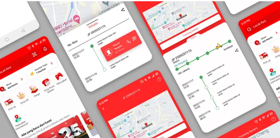 Revamp J&T Express UI/UX